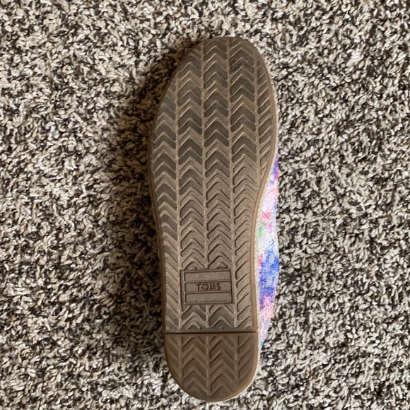 Multicolored rainbow watercolor Toms - Picture 3 of 4